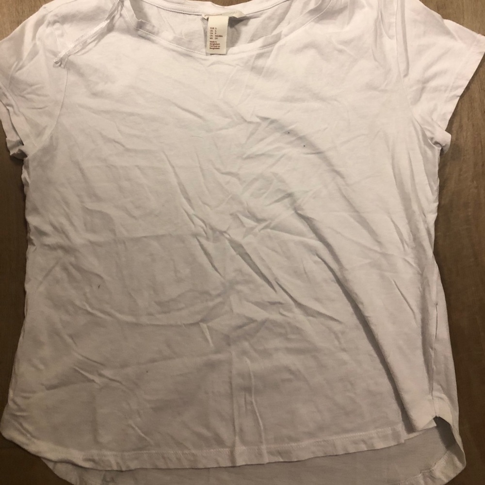 Basic white tee